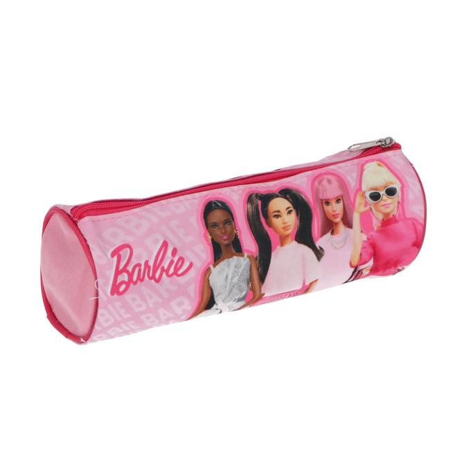 Barbie Etui - Pennenetui voor Kind - Rond - Roze - Pennenzak