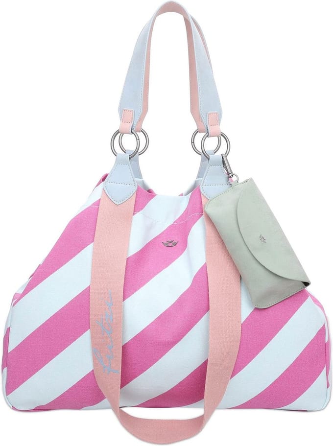 Fritzi aus Preußen Schoudertas Ice Canvas Izzy Bag Bubble Gum Veelkleurig