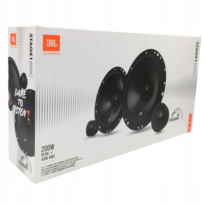 JBL STAGE1 601C - 16 cm (6,3'') 2-Weg speakers - composet - 170W piek - Zwart