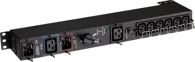 Eaton HotSwap MBP - Bypass Schakelaar (rack-mountable) - AC 220-240 V - 3000 VA - output connectors: 7 - 19"