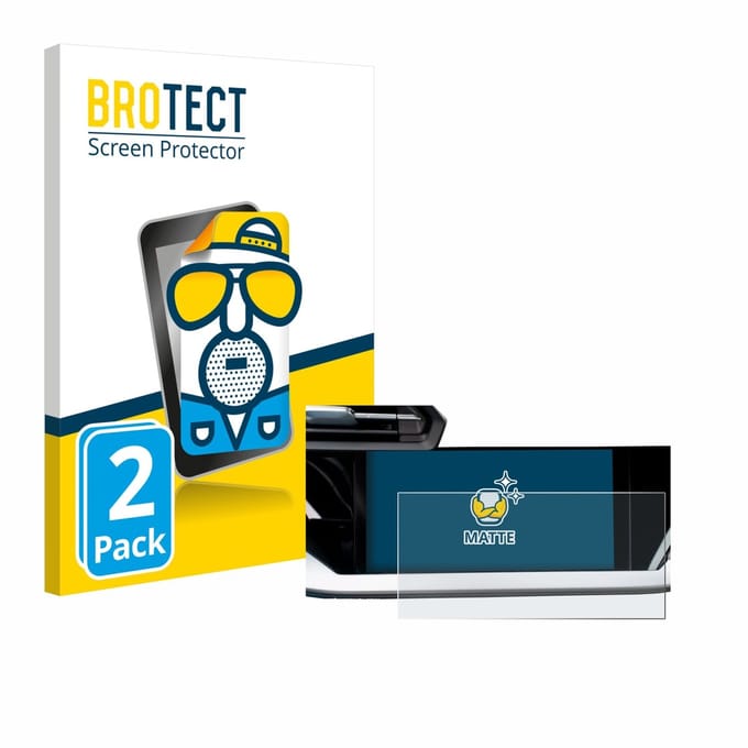 BROTECT - Screenprotector voor Audi RS 3 Limousine Facelift MMI 2024 - Folie Beschermfolie matte 2 Stuks