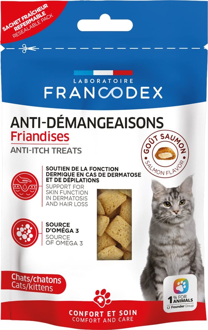 Francodex Anti-Itch Treats Kat - 65 g