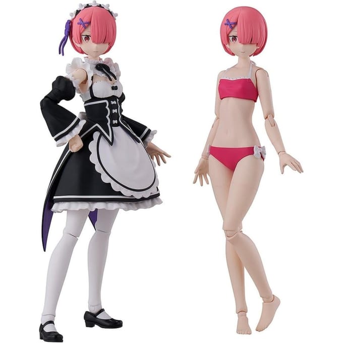 Re:ZERO -Starting Life in Another World- Kadokawa Plastic Model Series Plastic Model Kit Ram DX Ver. 16 cm