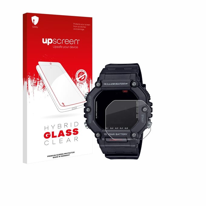 upscreen - Screenprotector voor Casio AE-1600H - Folie Beschermfolie Beschermglas transparant