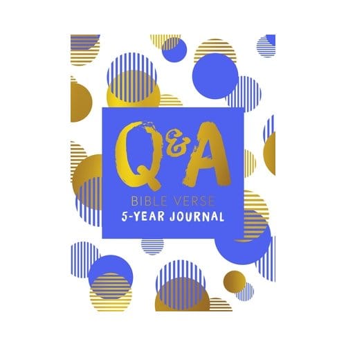 Q & A Bible Verse 5-Year Journal Blue Edition - Carol Petley