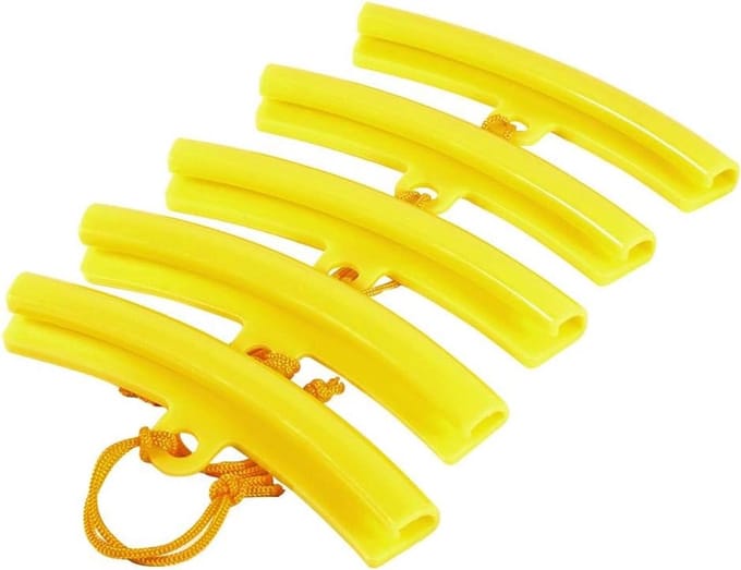 5x Auto Bandenwisselaar Beschermers - Velg Protector in Geel