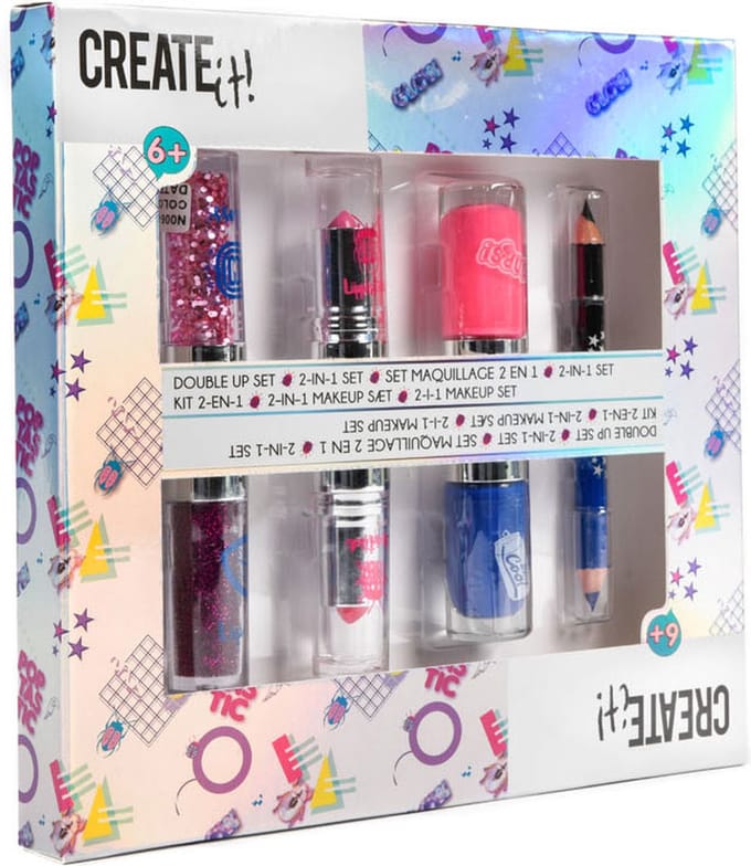 Create It! Poptastic Make-upset Dubbelop Meisjes 4-delig