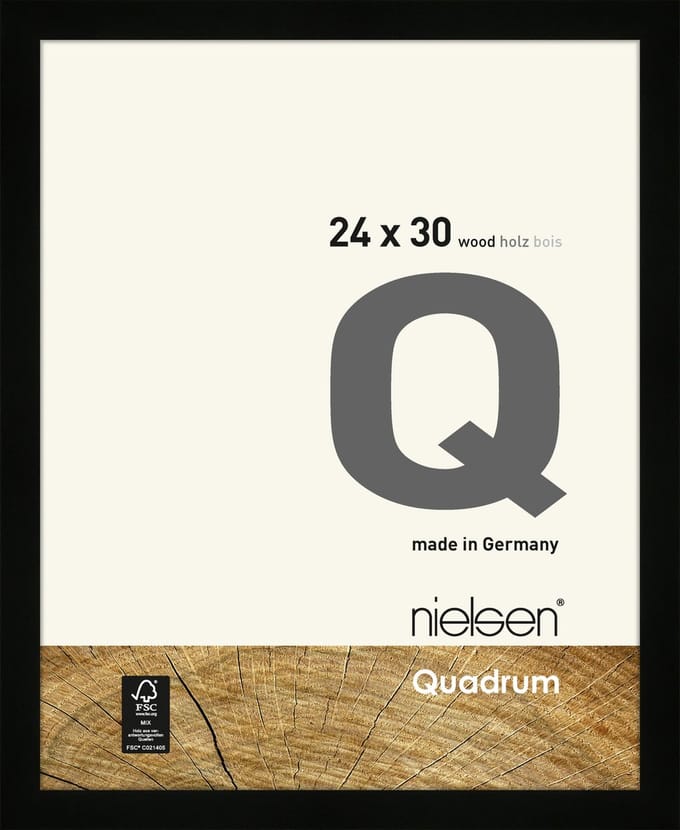 Nielsen Quadrum Houten Fotolijst Black 24x30cm