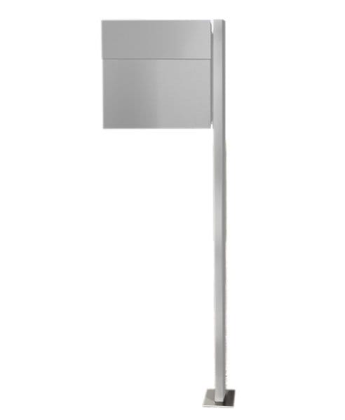 Radius - Letterman staande brievenbus 4 - zilver