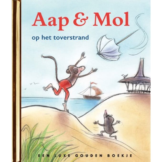 Aap & Mol Op Het Toverstrand - Gouden Boekjes - Gitte Spee
