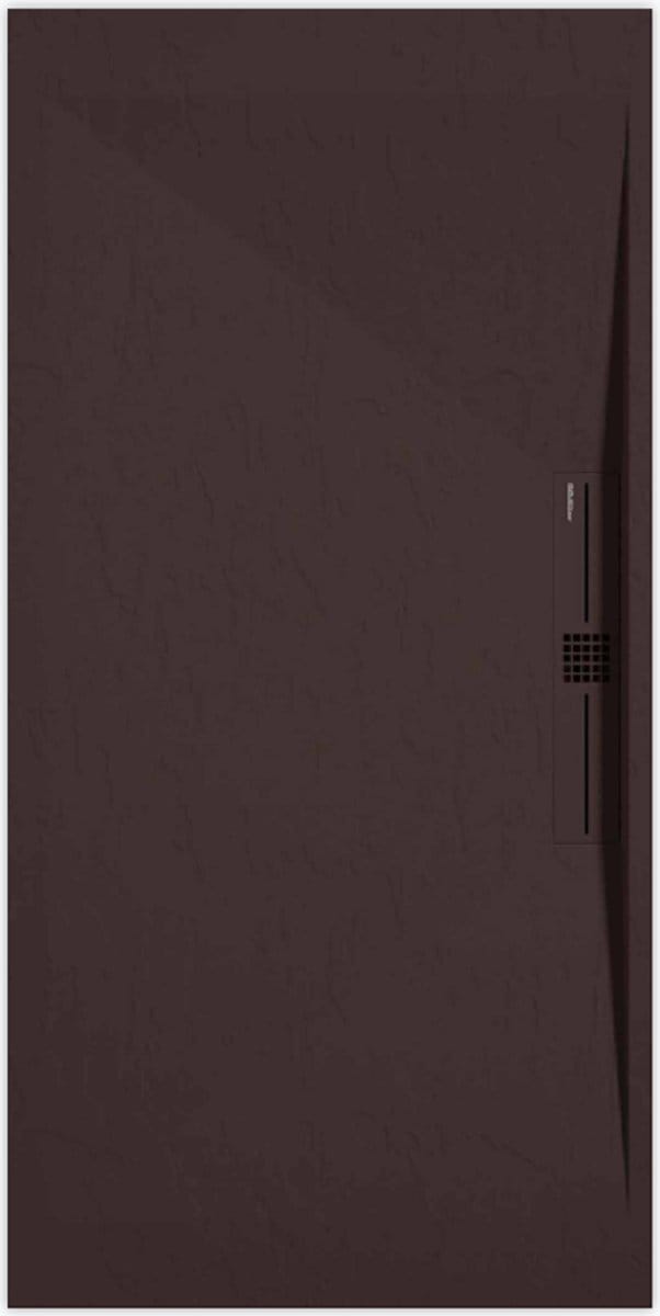 Sanifun douchebak Stone Side Chocolate Slate 1200 x 700 P