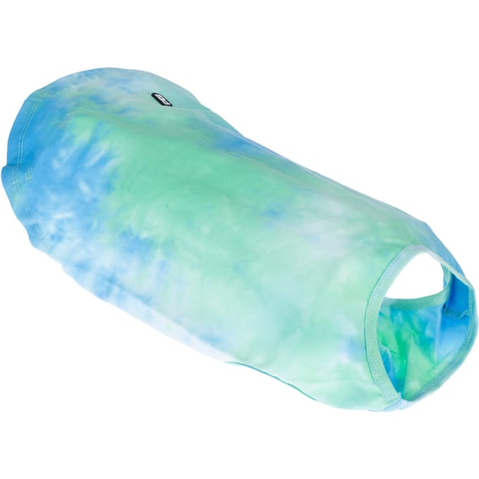 TIAKI Huisdier & Ouder tie-dye overhemd in partnerlook hondenshirt maat. S