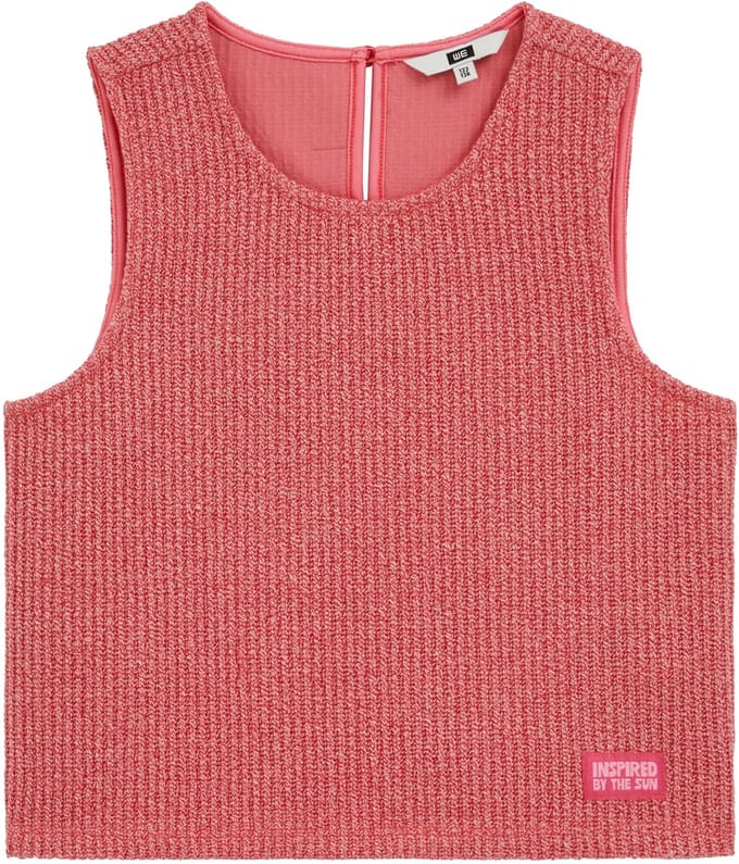 WE Fashion Meisjes gilet met structuur