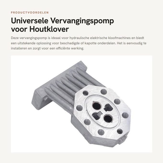 Dailygoods - Universele Vervangingspomp voor Houtklover