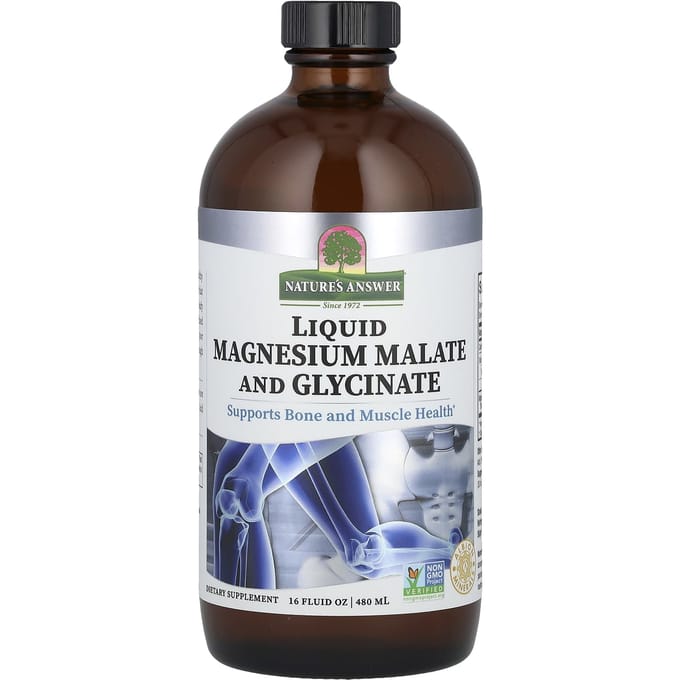 Nature's Answer, Vloeibaar Magnesiummalaat & Glycinaat, 480 ml (16 fl oz)