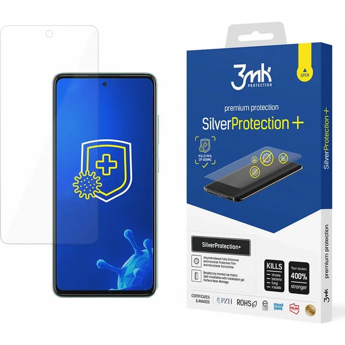 Antimicrobiële beschermingsfilm 3MK Samsung Galaxy A52 4G/5G A52s 5G - Silver Protect+