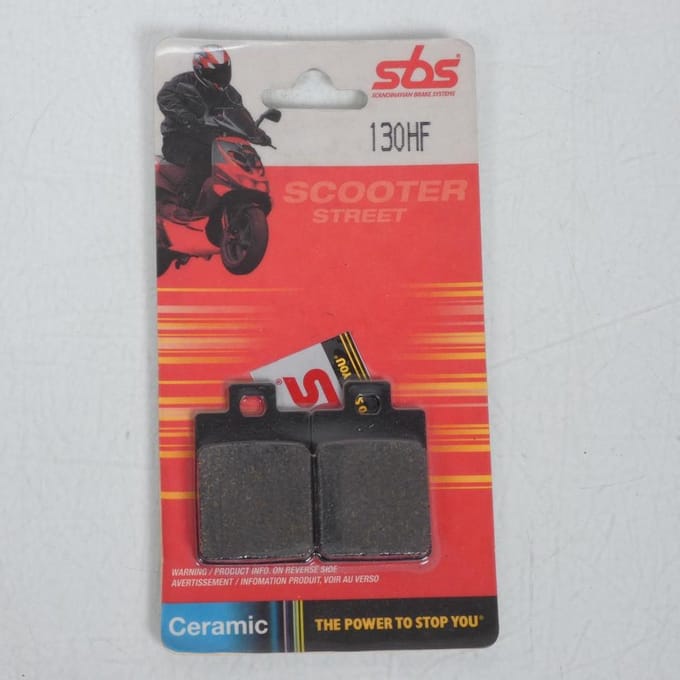 Voor-/achterremblokken 130HF 712HF SBS voor scooter Piaggio 50 Vespa 1993-2000