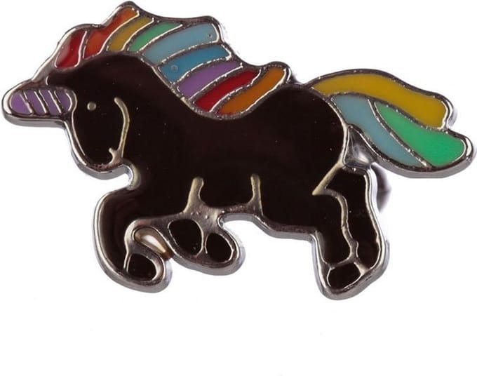 Regenboog Eenhoorn Mood Ring - verstelbaar