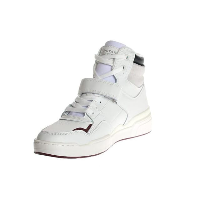 G-Star Raw Attacc Mid Lea W Hoge sneakers - Leren Sneaker - Dames - Wit - Maat 37
