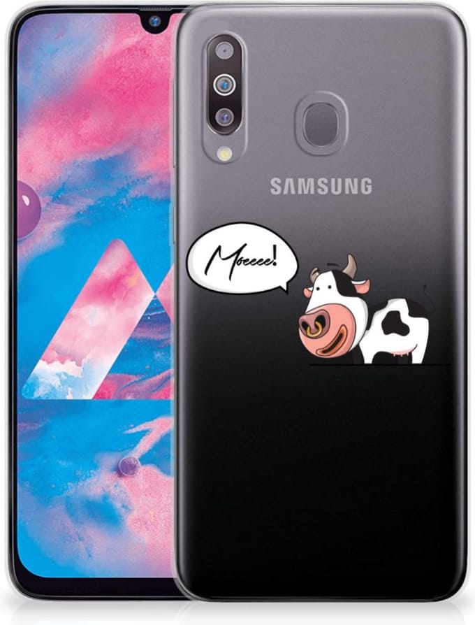 Samsung Galaxy M30 Telefoonhoesje met Naam Cheeky Cow