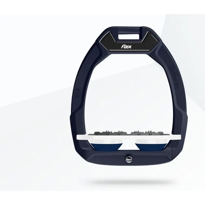 Veiligheidsstijgbeugels Plat Ultra Grip Bruin/Wit/Marine Flex-On Safe-On