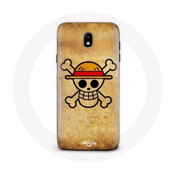 Samsung Galaxy J3 2017 hoesje One Piece Manga Skull