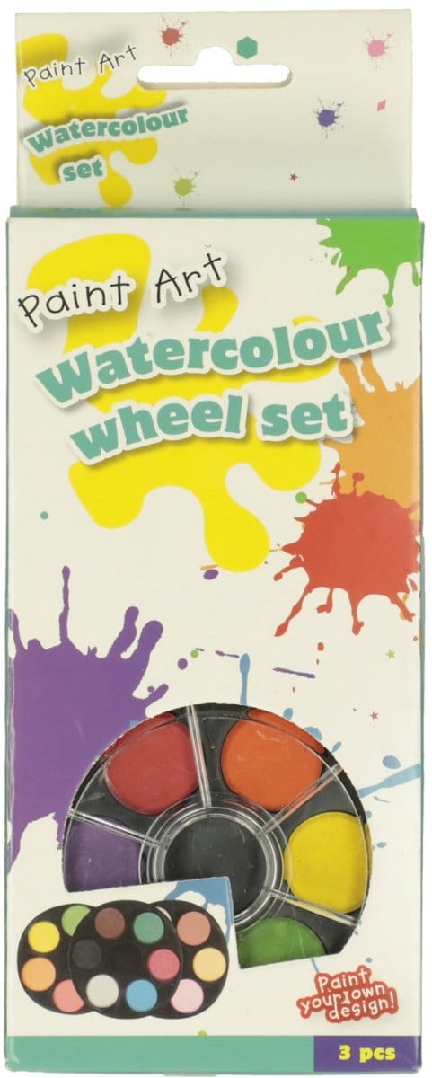 Waterverfset, 18 Kleuren