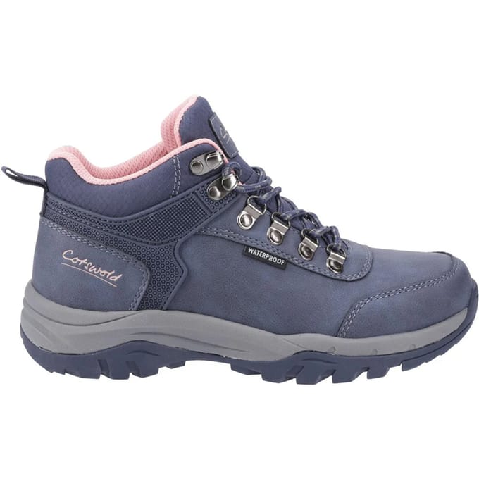 Cotswold Dames Overbury Wandelschoenen (Marineblauw)