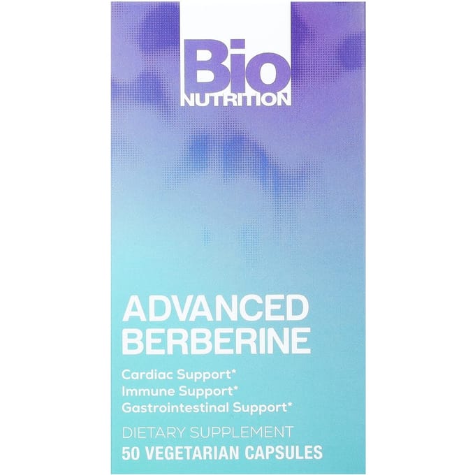 Bio Nutrition, Berbérine Avancée, 600 mg, 50 Capsules Végétales