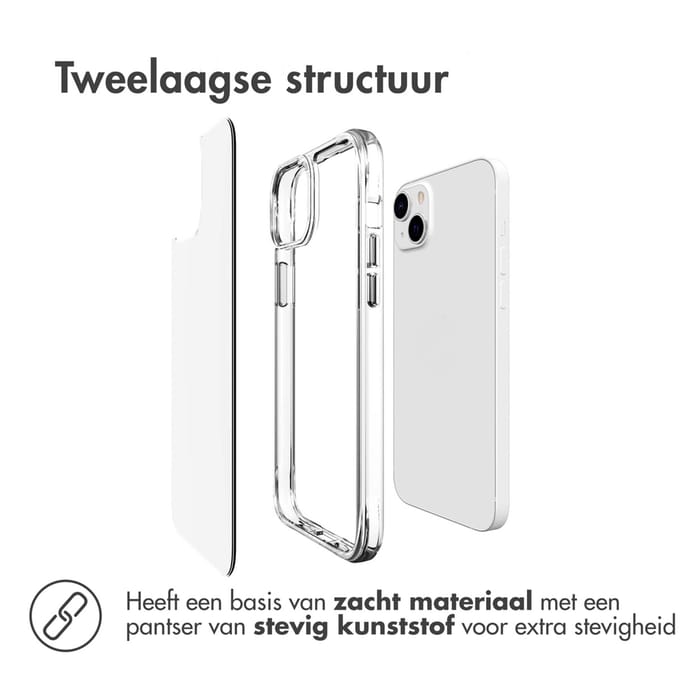 imoshion Hoesje - Geschikt voor Apple iPhone 14 Plus - Case - Transparant