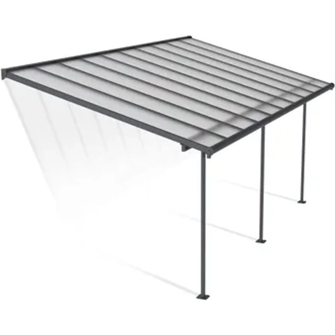 Palram | Canopia - Terrasoverkapping Sierra - Donkergrijs - 3x6,2m