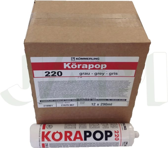 Korapop 220 ms polymeer patroon 290 ml — Grijs