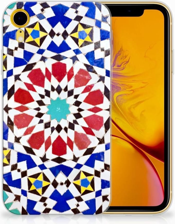 Apple iPhone Xr TPU Siliconen Hoesje Mozaïek