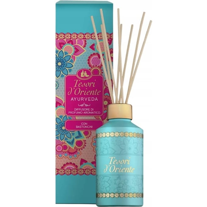 Tesori d'Oriente Ayurveda - Geurstokjes - Luksus Dyfuzor - 200ml - Aromaten van het Oosten