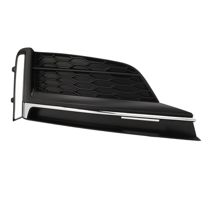 Cache-antibrouillard Avant Grille de Pare-chocs Garniture 8W6807681F Cache Grille Extérieure Latérale pour S5 A5 2018 à 2019 Right black