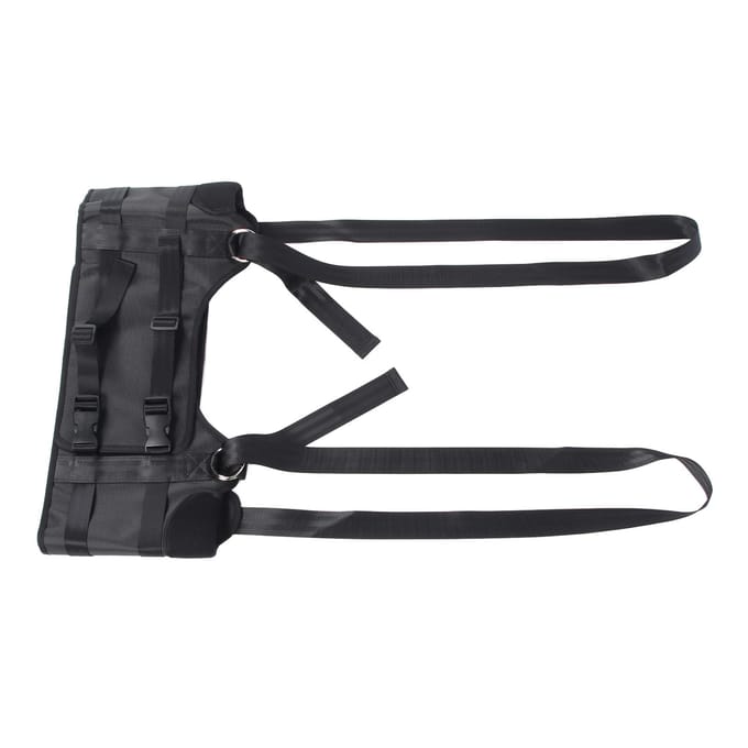 Rugstrekker Hangend Spinale Decompressie Harnas Ruguitlijningsapparaat Decompressor Ruggordel black