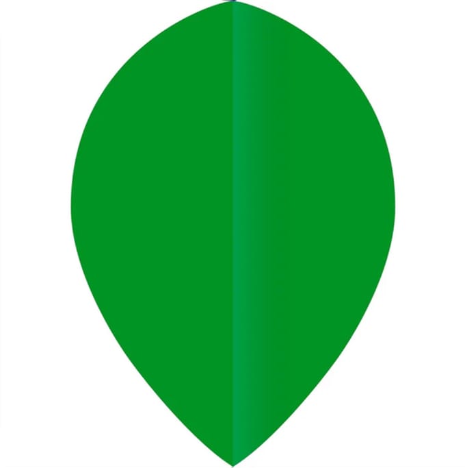 DLDarts - Pear Flights - 75 micron - 1 Set - Groen