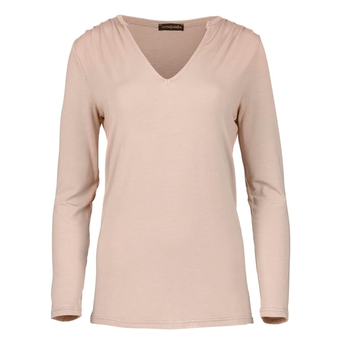 Stofroze Jersey V Hals Top