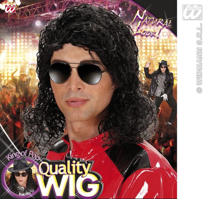 Michael Jackson pruik King of Pop