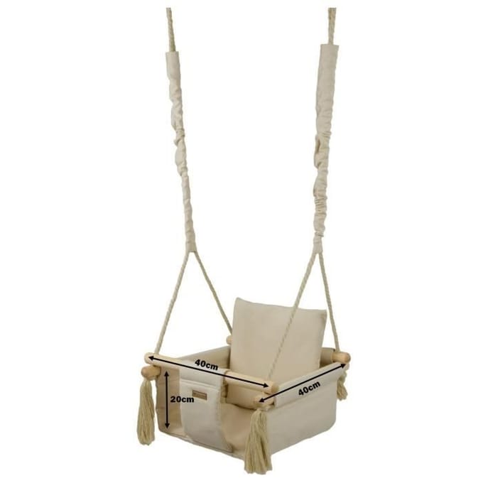 Babyschommel - babyschommel - max 20 kg - crème beige