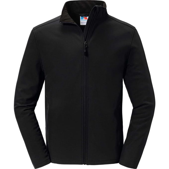 Russell Heren Essential Soft Shell Jas (Zwart)
