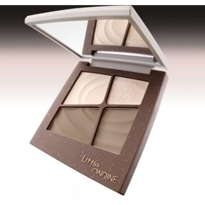 LITTLE ONDINE - Contour & Highlighter Makeup Palette - 2 Types #02 Clear Pink - 9.5g