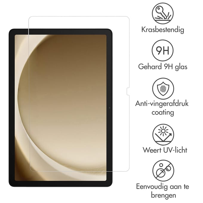 imoshion Premium Tablet Screenprotector - Geschikt voor Samsung Galaxy Tab A9 Plus / Galaxy Tab A11 Plus - Gehard Glas