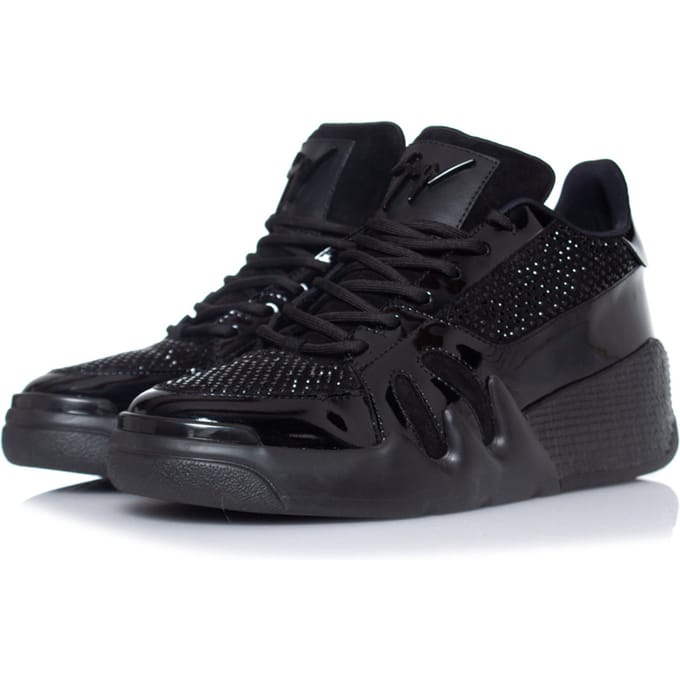 TALON zwarte trainers met rhinestones
