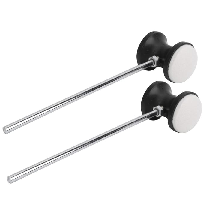 2 stuks Drum Pedaal Klopper Hamer Vervangingsonderdeel Percussie Instrument Accessoires black