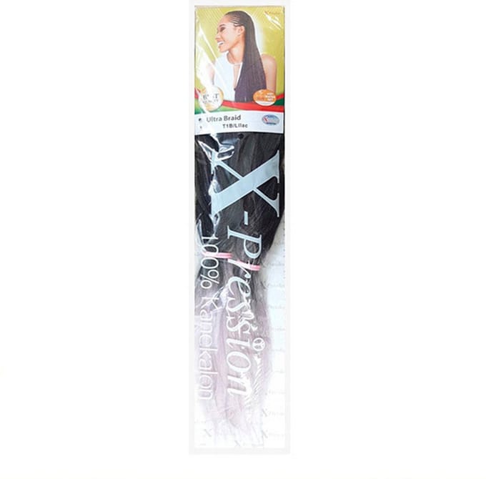 Haarextensies X-Pression Nº 1B/Lilac (T1B/H-Parma)