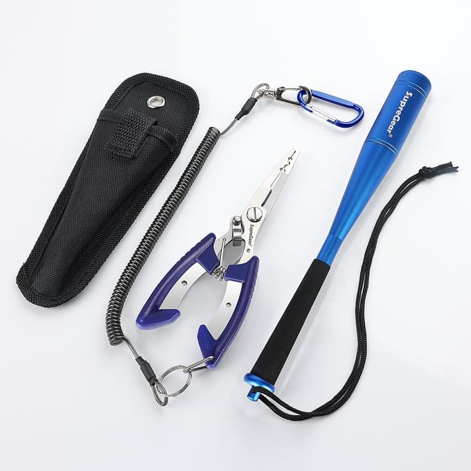 Vissers Tang Set - Visgereedschap - Vissen - Multifunctioneel - 25 cm - Blauw