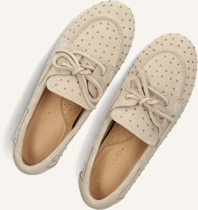 STEFANO LAURAN 13085 Mocassins Dames - Instappers - Beige - Maat 38