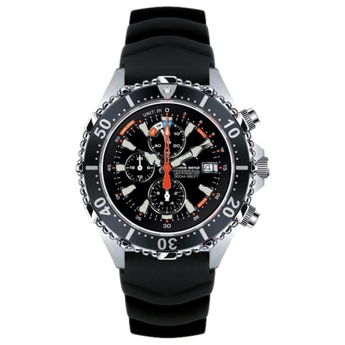 Chris Benz - CB-C300X-S-KBS - Duikershorloge - Unisex - Quartz