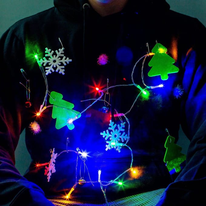 Winkee Ugly Christmas sweater set